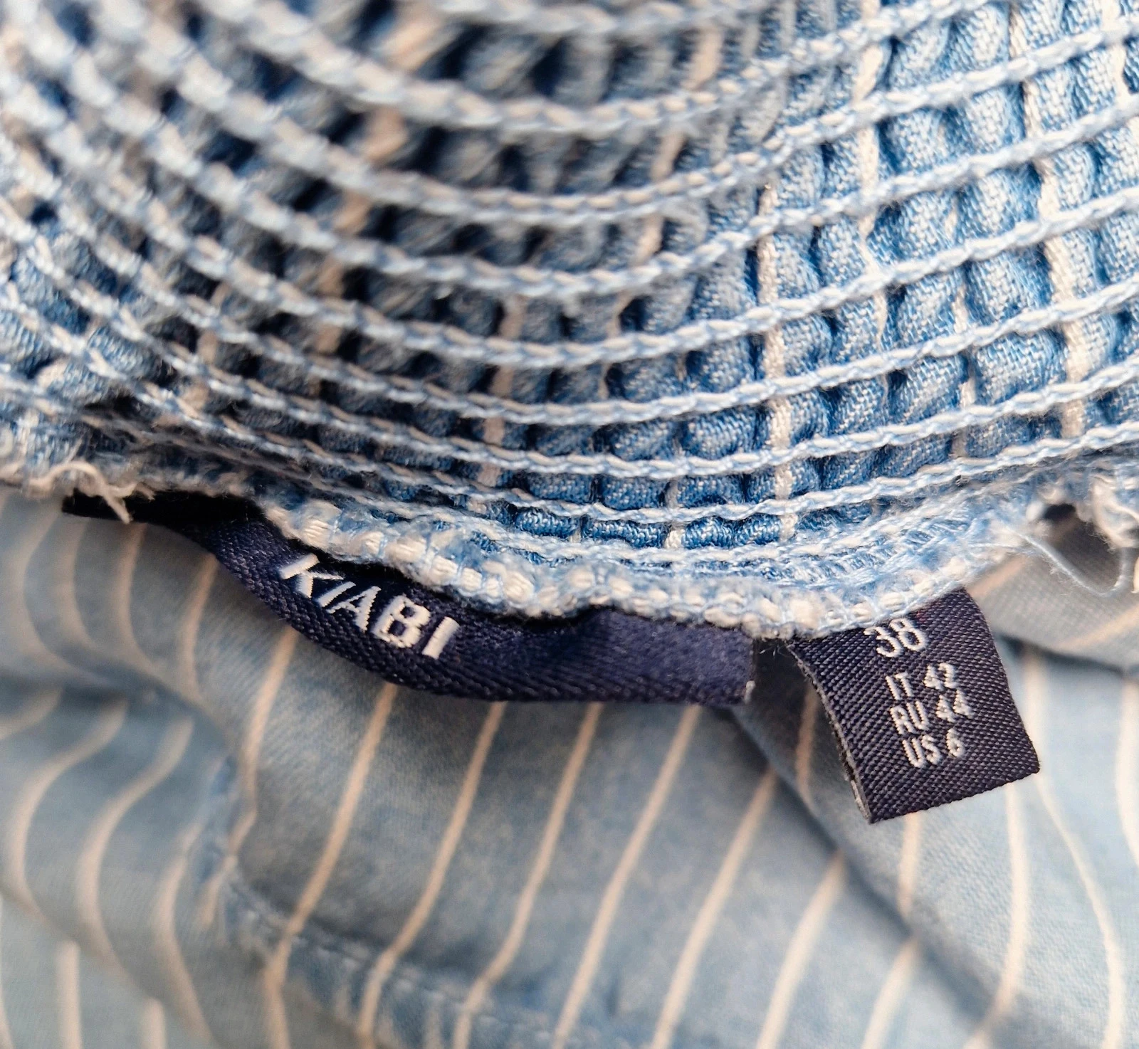 Vestido de listras Kiabi Tamanho 38 – photo 4